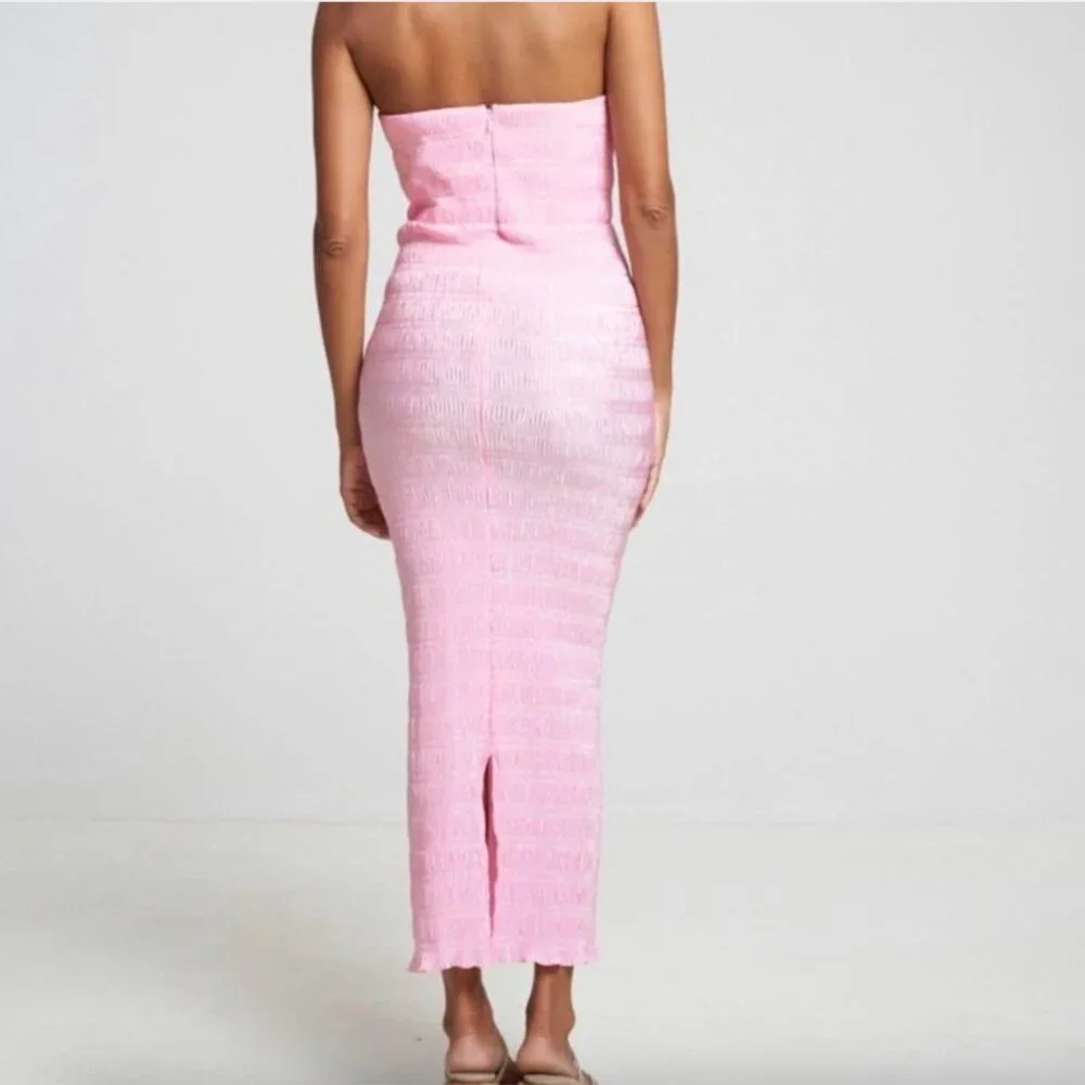 L’idee Aurore Pink Midi Gown US 2 Dress - Picture 7 of 13